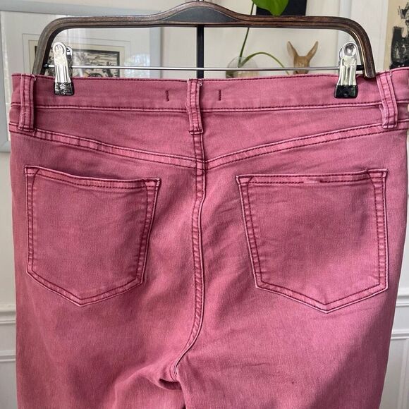 Free People High Rise Muted Red Jeans 30 x 27 - Picture 3 of 7